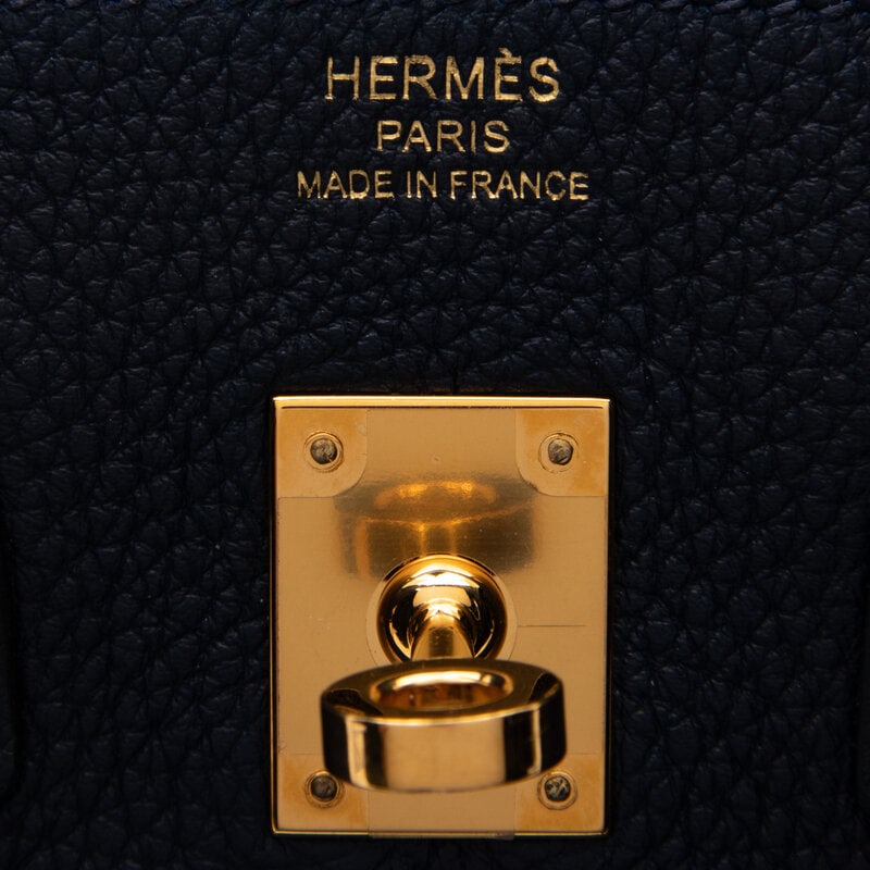 HERMÈS, BIRKIN 25 IN TOGO BLEU NUIT - 5