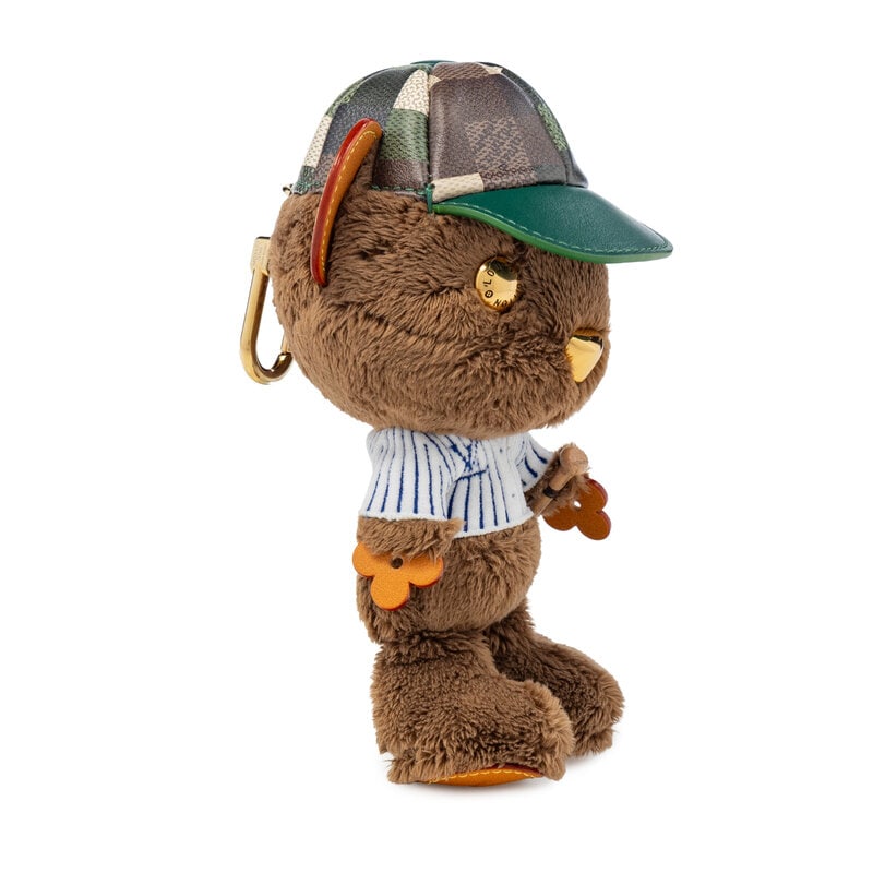 LOUIS VUITTON, PLUSH BASEBALL LOUIS BEAR BAG CHARM - 2