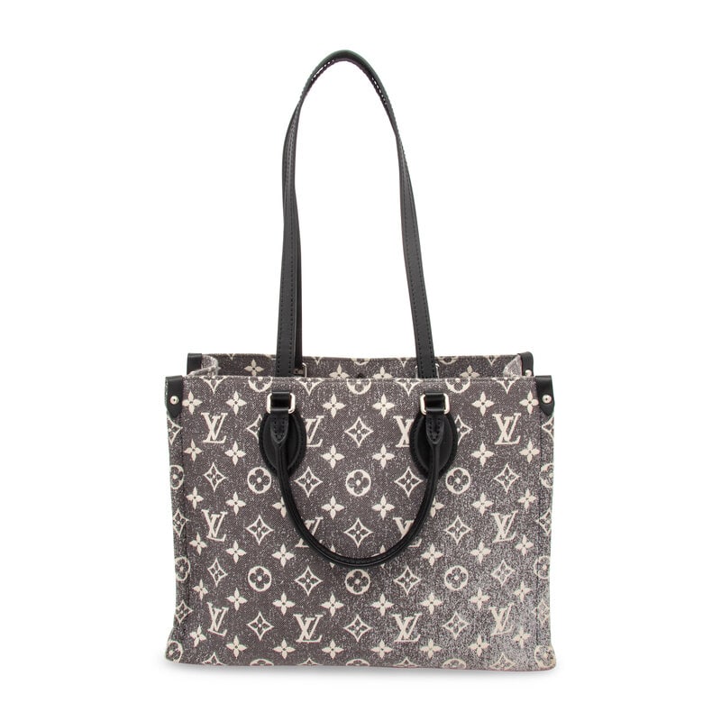 LOUIS VUITTON, ONTHEGO MONOGRAM JACQUARD TOTE - 4
