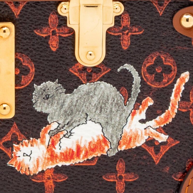 LOUIS VUITTON, 'CATOGRAM' PETITE MALLE BAG - 6