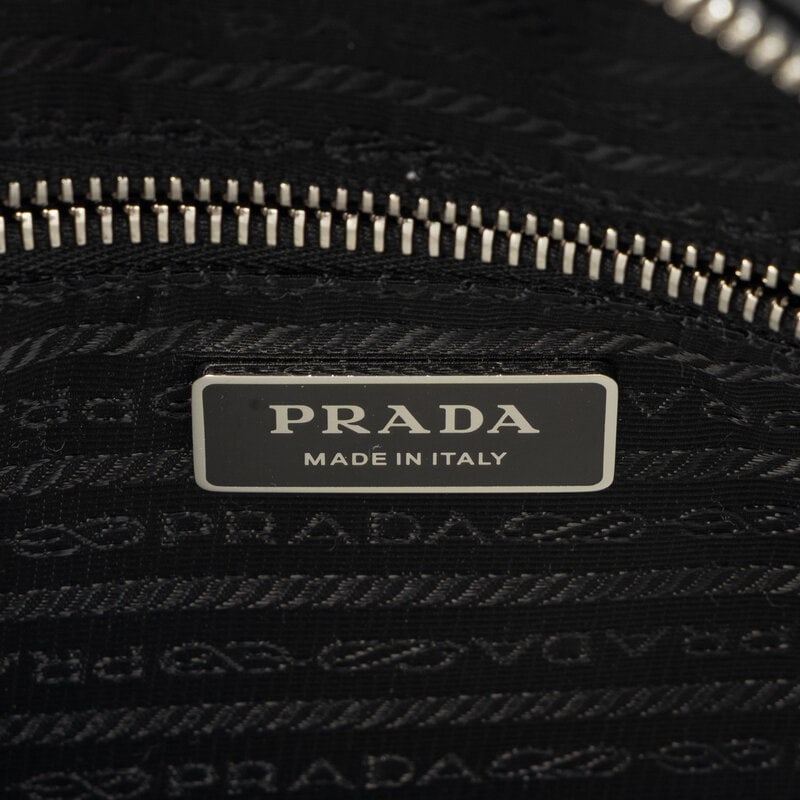 PRADA, SMALL NYLON BOWLING BAG - 4