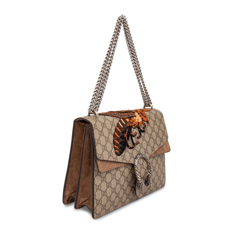 GUCCI, BEE-EMBROIDERED DIONYSUS BAG - 2