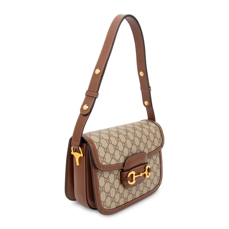 GUCCI, MONOGRAM 1955 HORSEBIT BAG - 2