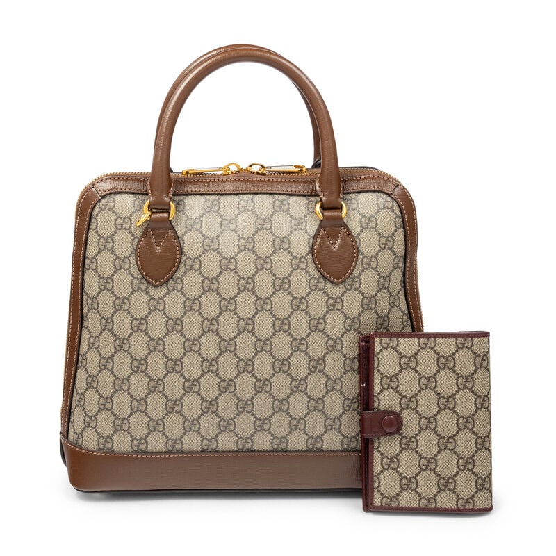 GUCCI, "BOUTIQUE" 1955 HORSEBIT BAG & PASSPORT HOLDER - 3