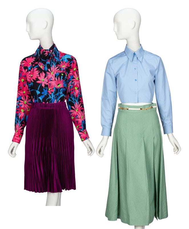 GUCCI, TWO SHIRTS & TWO SKIRTS (1 of 3)
