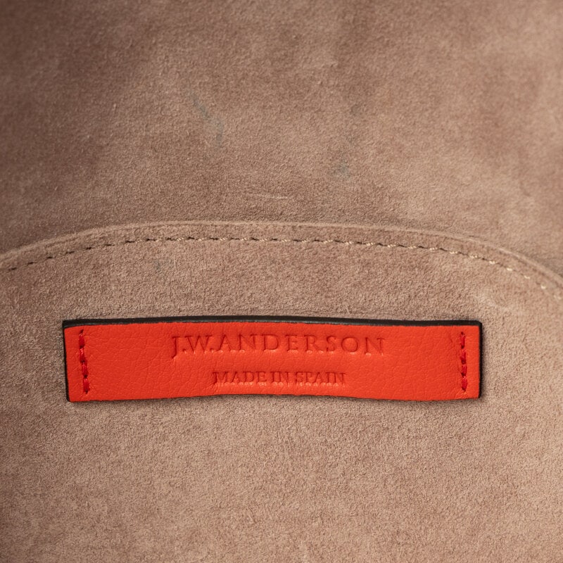 J.W. ANDERSON, RED LEATHER 'PIERCE' BAG - 5