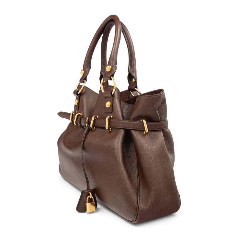 CELINE, BROWN ANITA BAG - 2
