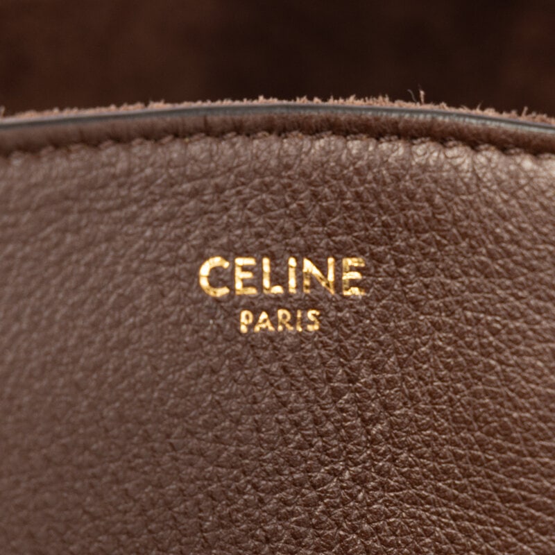 CELINE, BROWN ANITA BAG - 4