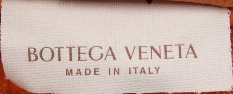 BOTTEGA VENETA, MINI JODIE IN ORANGE SHEARLING - 4