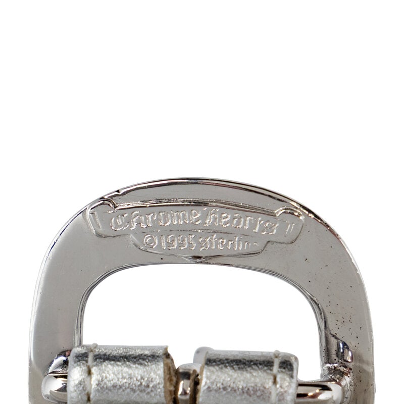 CHROME HEARTS, SILVER LEATHER GRAFFITI BACKPACK, 1995 - 5