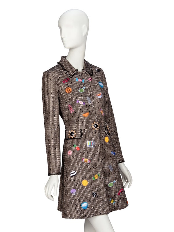 LIBERTINE, EMBROIDERED TWEED COAT - 2