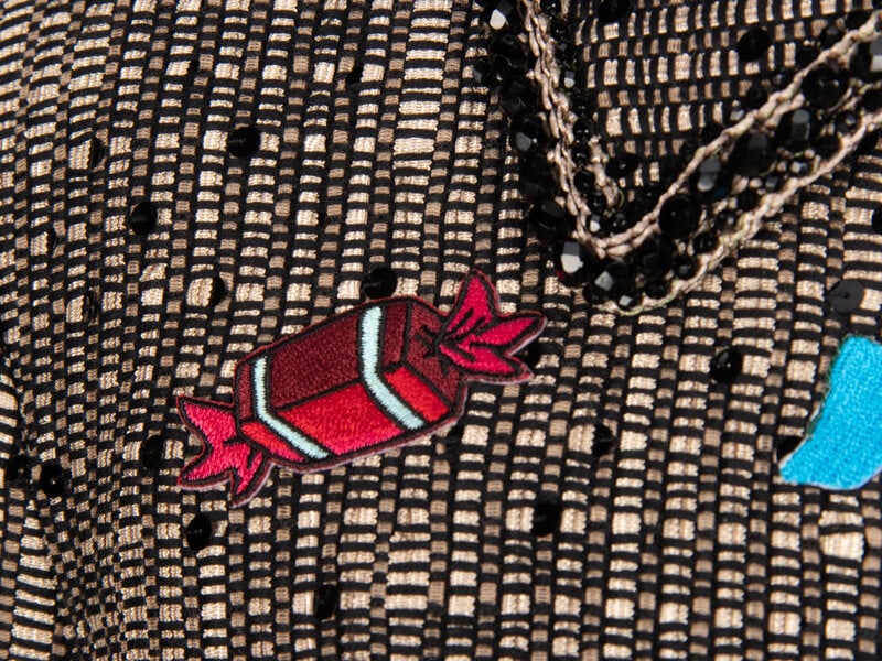 LIBERTINE, EMBROIDERED TWEED COAT - 5