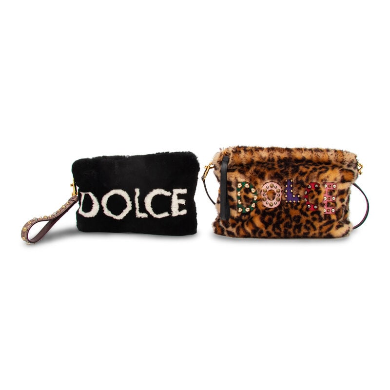 DOLCE & GABBANA, TWO FUR BAGS (1 of 5)