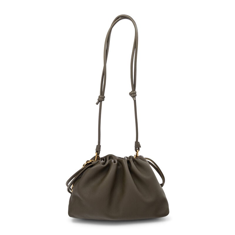 LOEWE, OLIVE FLAMENCO BAG - 3