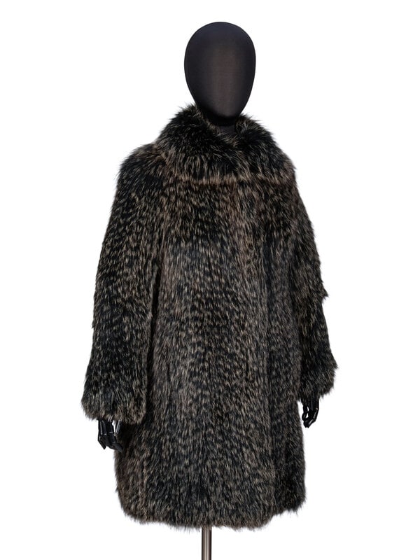 CASSIN, KNITTED FOX FUR COAT - 2