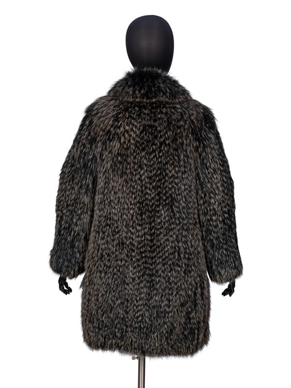 CASSIN, KNITTED FOX FUR COAT - 3