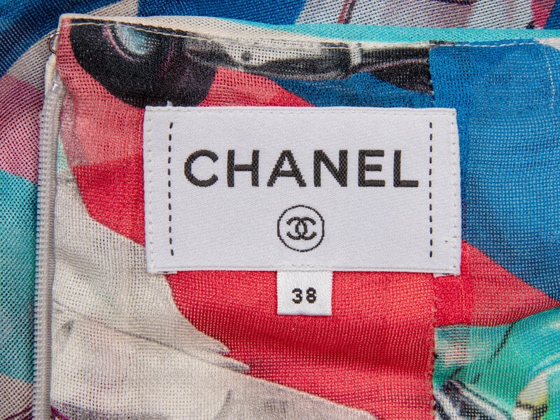 CHANEL, CAR-PRINT HALTER DRESS, 2017 - 4