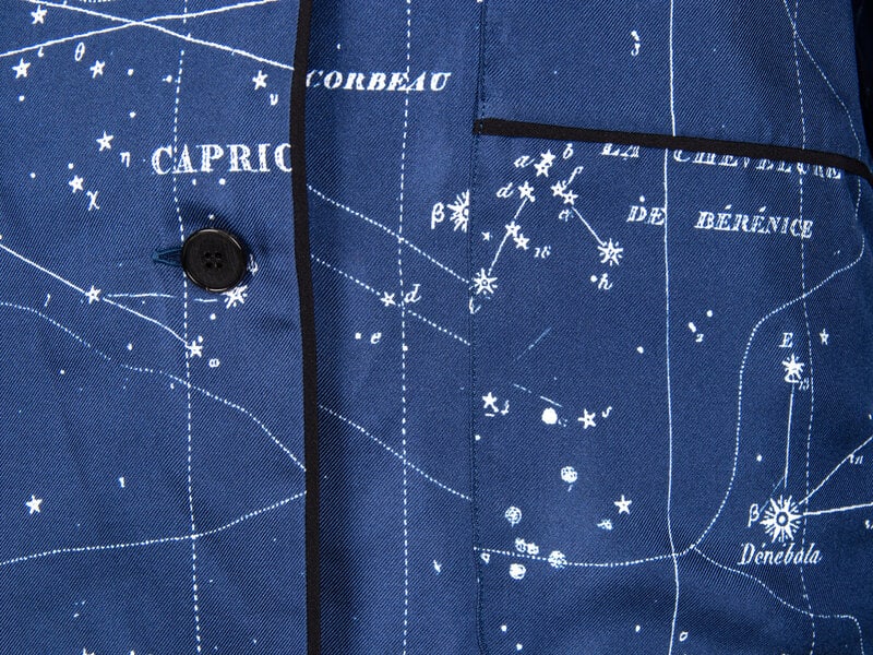CHRISTIAN DIOR, ASTROLOGY-PRINT SILK TWILL PAJAMA ENSEMBLE - 5
