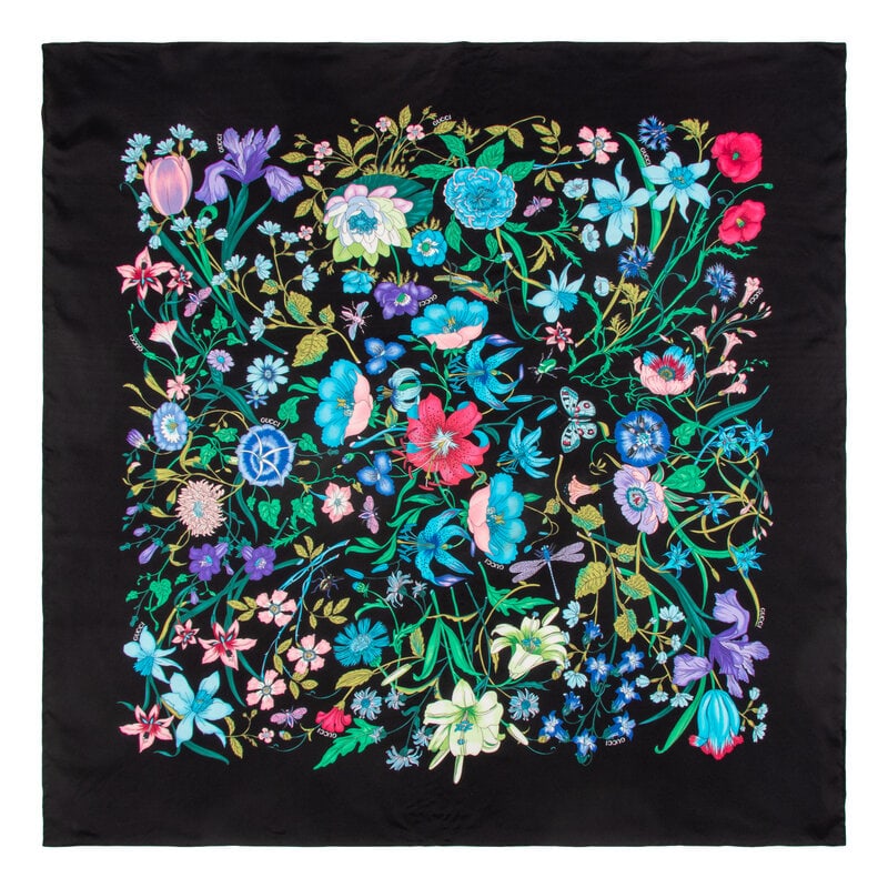 GUCCI & FENDI, THREE PRINTED SILK SCARVES - 2