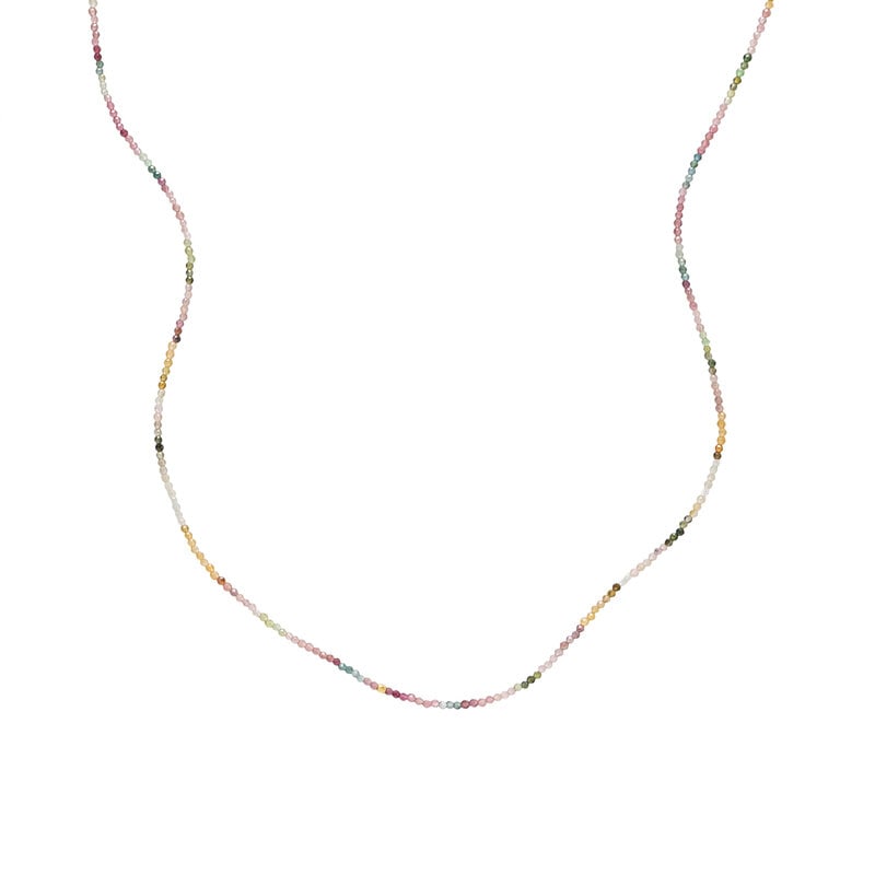 COLELCTION OF MULTIGEM BEAD NECKLACES - 3