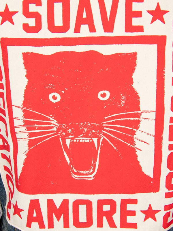 GUCCI, FUR-TRIMMED DENIM JACKET - 4