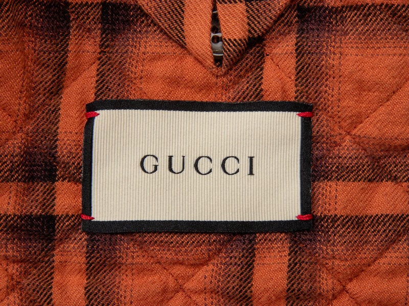 GUCCI, FUR-TRIMMED DENIM JACKET - 5