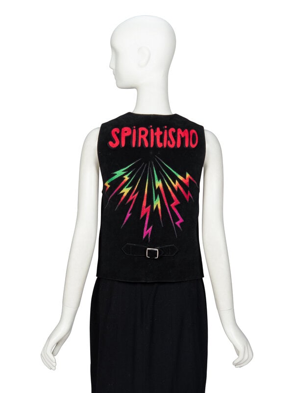 GUCCI, EMBELLISHED 'BUGS BUNNY' SUEDE VEST, 2018 - 2