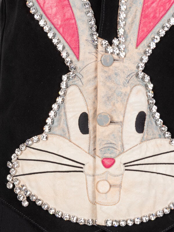 GUCCI, EMBELLISHED 'BUGS BUNNY' SUEDE VEST, 2018 - 5