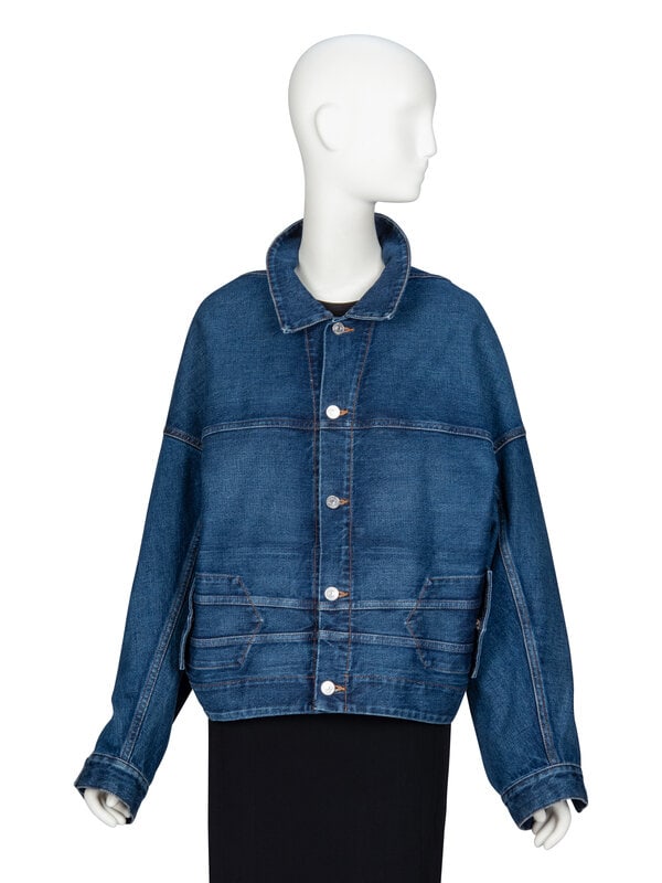 BALENCIAGA, DECONSTRUCTED DENIM JACKET, 2020 (1 of 6)