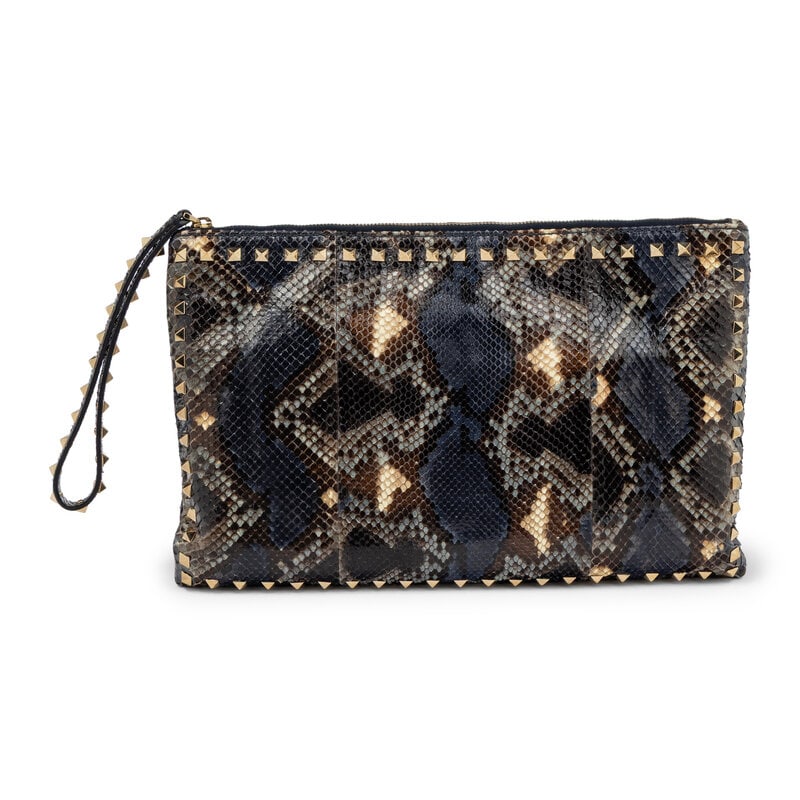 NANCY GONZALEZ & VALENTINO, THREE EXOTIC SKIN BAGS - 4