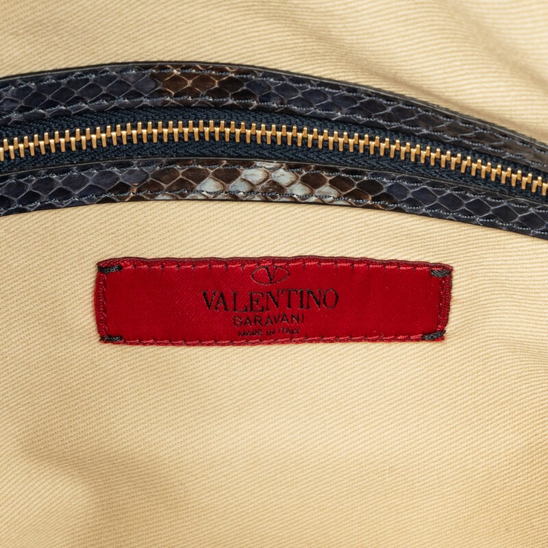 NANCY GONZALEZ & VALENTINO, THREE EXOTIC SKIN BAGS - 8