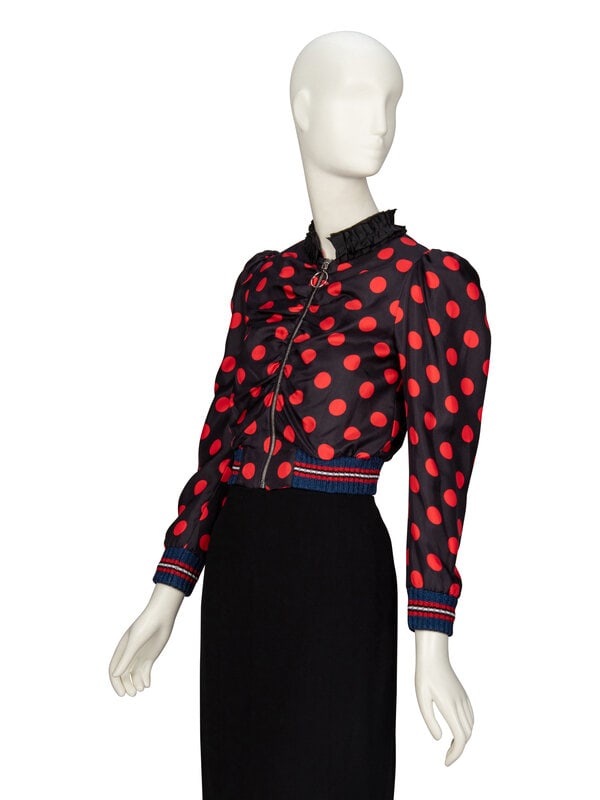 GUCCI, CROPPED POLKA DOT JACKET - 2