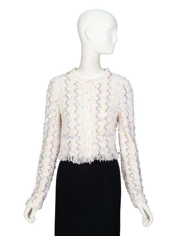 CHANEL, 'FANTASY TWEED' KNIT CARDIGAN (1 of 4)