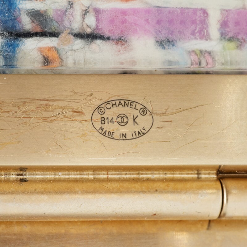 CHANEL, IRIDESCENT LOGO CUFF - 5