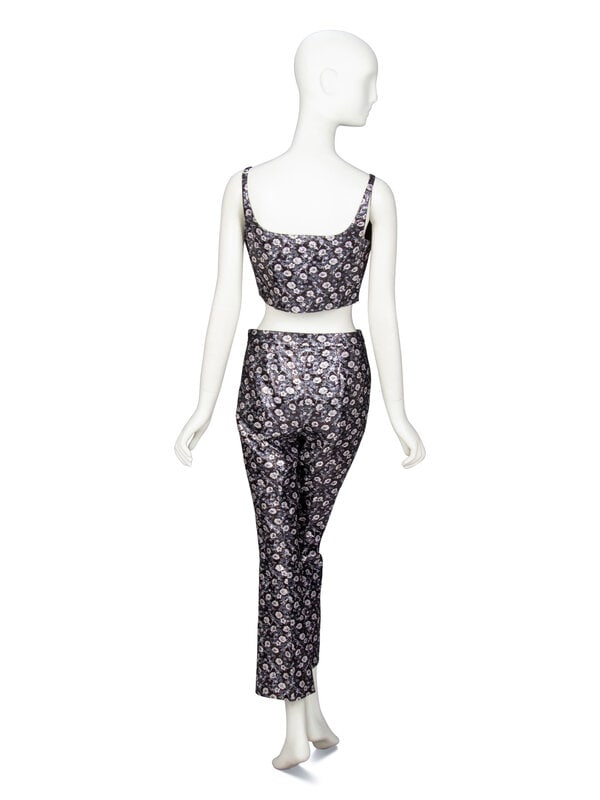 PRADA, FLORAL BROCADE ENSEMBLE - 3