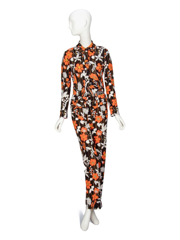 PRADA, FLORAL-PRINT PANT ENSEMBLE, 2019 (1 of 5)