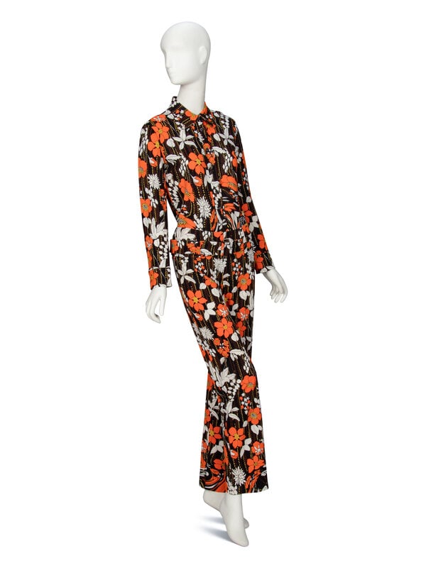 PRADA, FLORAL-PRINT PANT ENSEMBLE, 2019 - 4