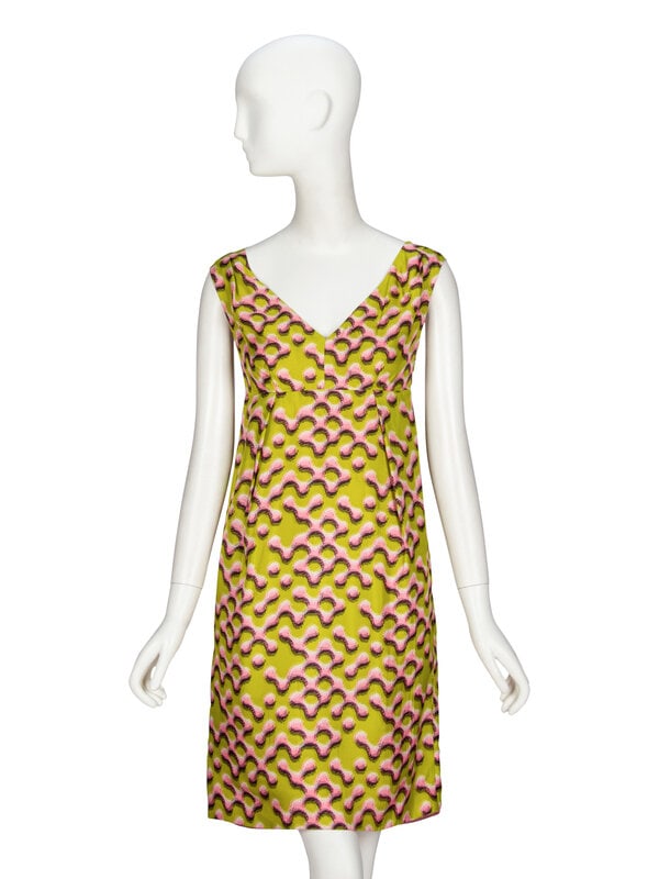 PRADA, PRINTED SILK DRESS, A/W 2015 (1 of 4)