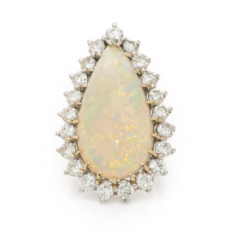 OPAL AND DIAMOND RING (1 of 3)