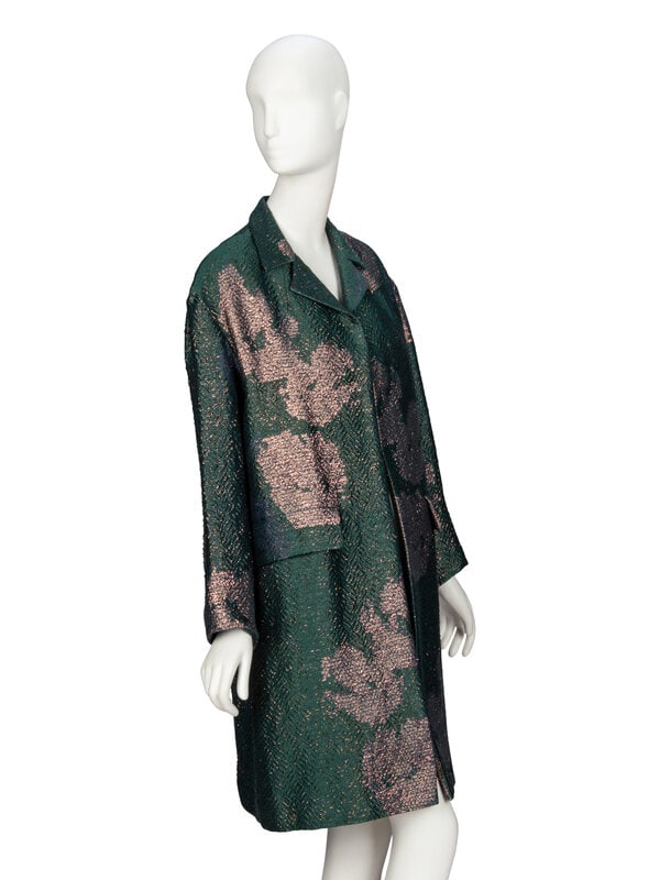 DRIES VAN NOTEN, BROCADE EVENING COAT - 2