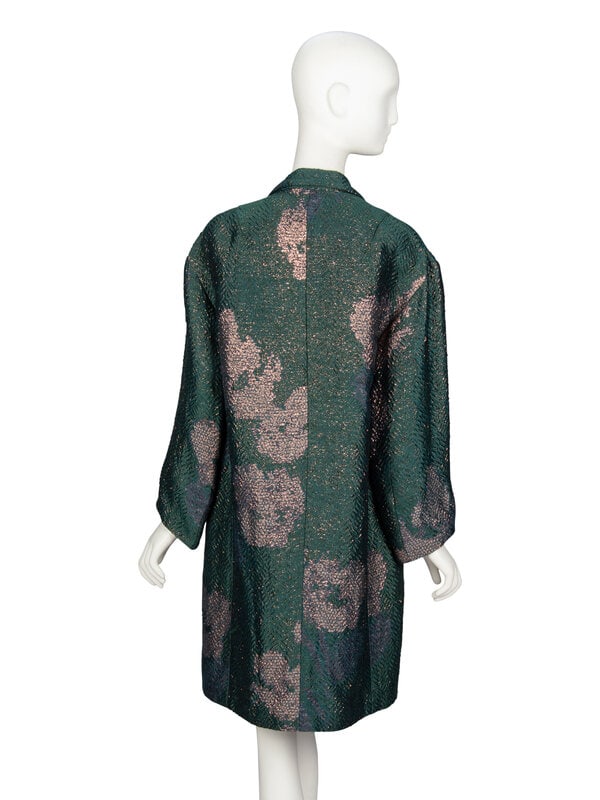 DRIES VAN NOTEN, BROCADE EVENING COAT - 3