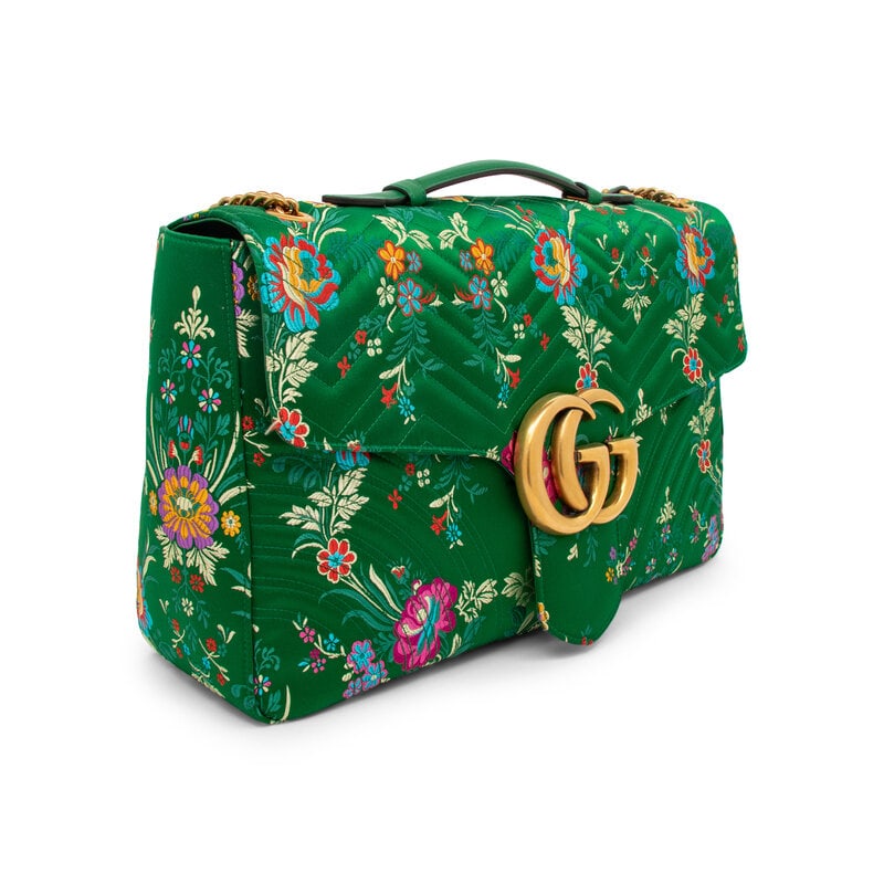 GUCCI, FLORAL XL MARMONT BAG - 4