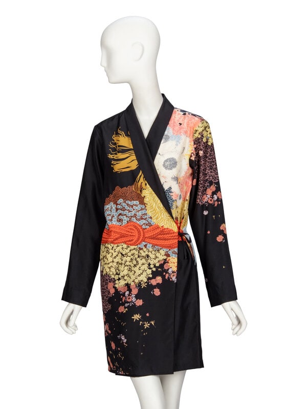 DRIES VAN NOTEN, PRINTED SILK ROBE (1 of 5)
