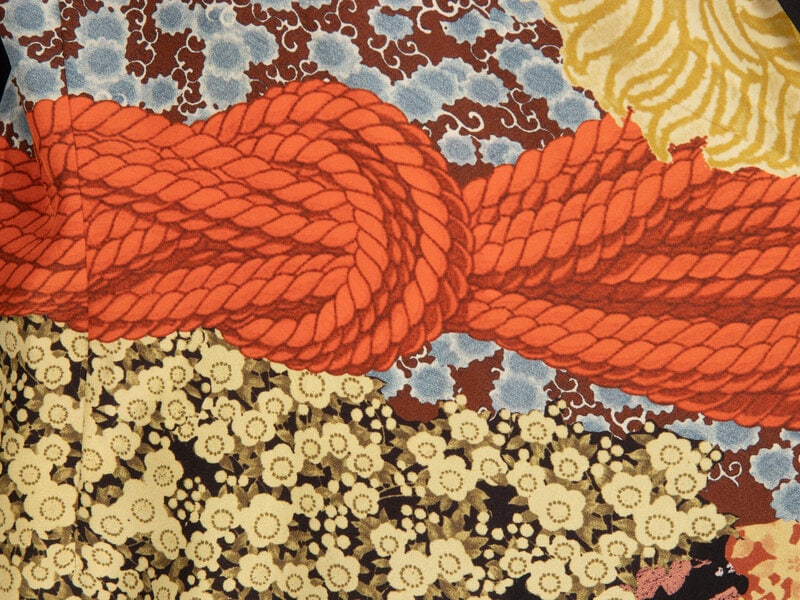 DRIES VAN NOTEN, PRINTED SILK ROBE - 4