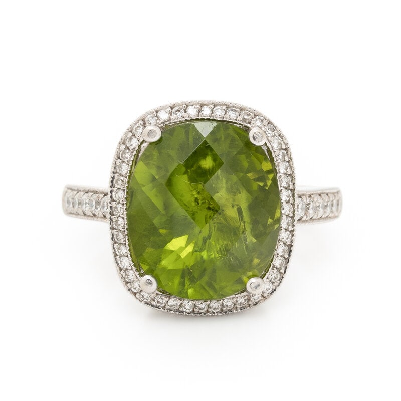 PERIDOT AND DIAMOND RING (1 of 3)