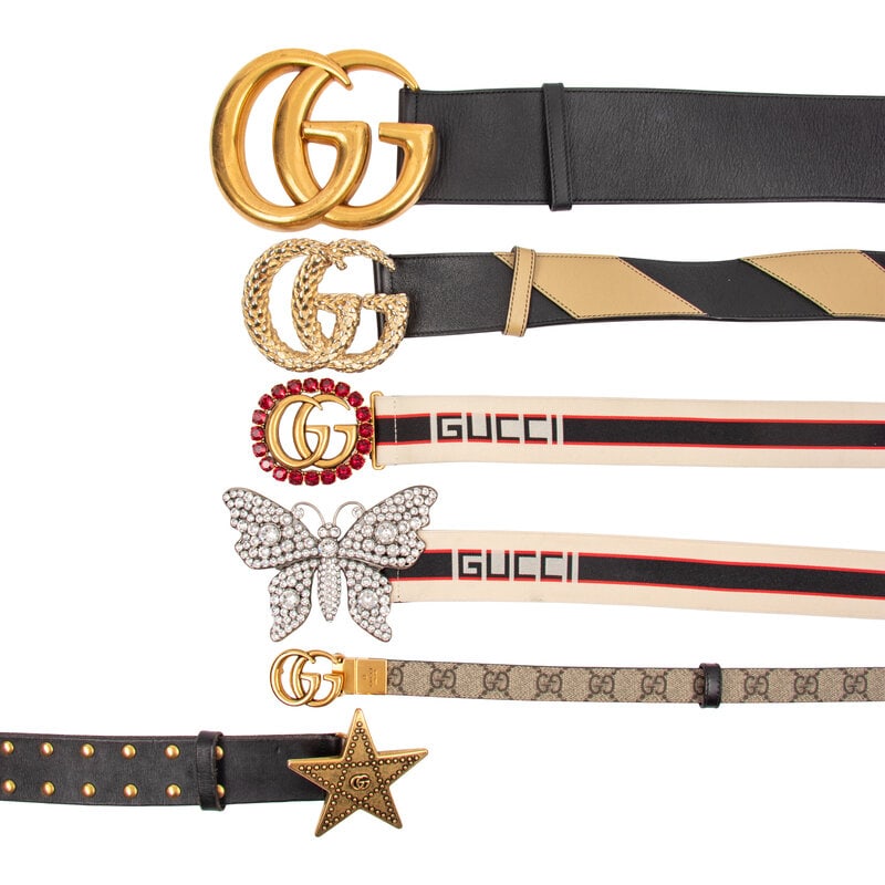 GUCCI, SIX BELTS - 3