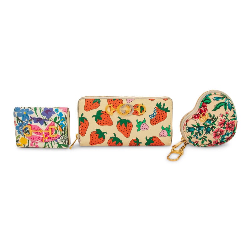 GUCCI, THREE PRINTED WALLETS - 2