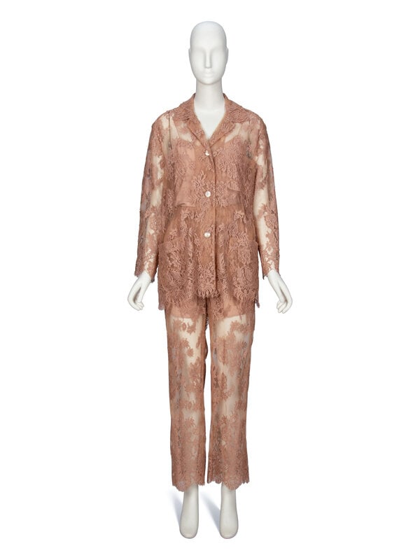 GUCCI, NUDE LACE PAJAMA ENSEMBLE (1 of 5)