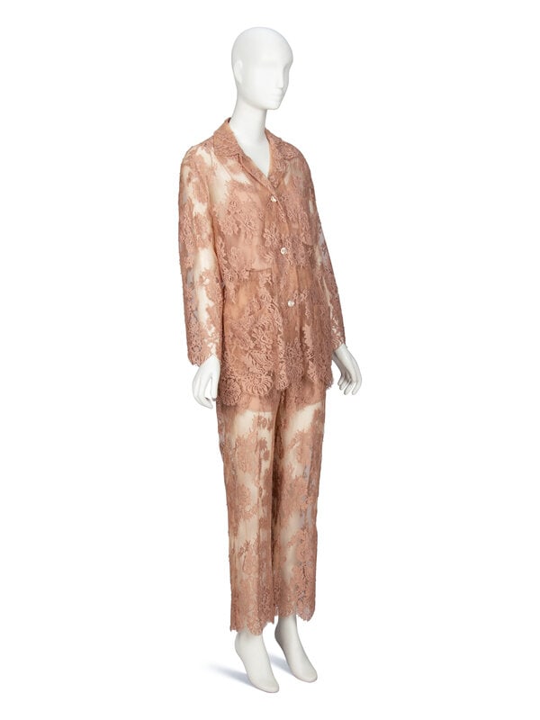 GUCCI, NUDE LACE PAJAMA ENSEMBLE - 3