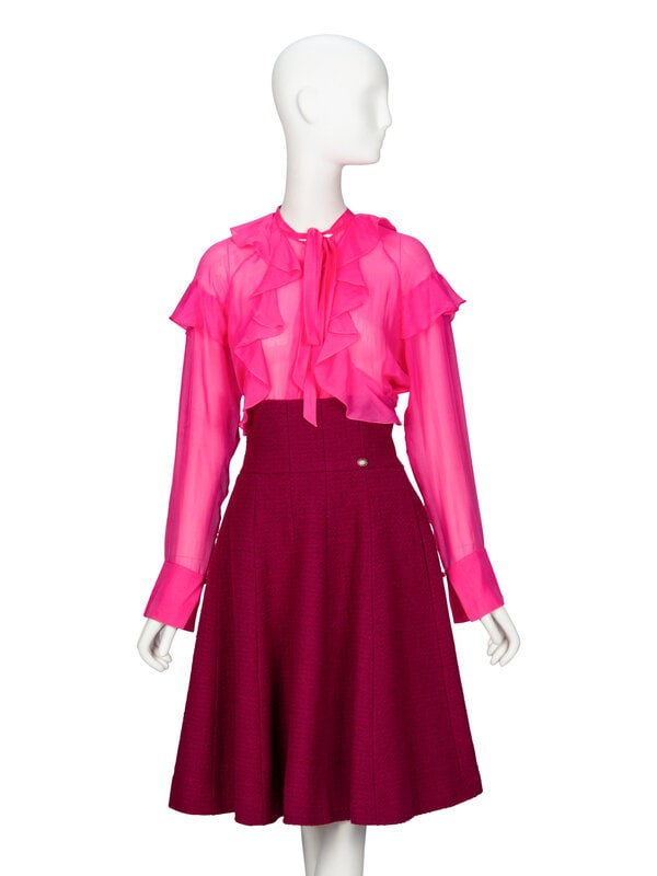 GIVENCHY & CHANEL, BLOUSE & SKIRT (1 of 4)